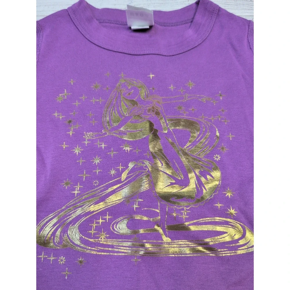 5 Hanna Andersson/Disney Tangled Rapunzel Short John Pajamas